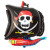 New Pirate Ship Balloon Wholesale Cartoon Halloween Aluminum Balloon Party Skull Wholesale