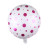 New 18-Inch round Dotted Happy Birthday Aluminum Foil Balloon Wholesale Birthday Party Decoration