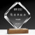 Crystal Trophy Customized New Product High-End Creative Walnut Wooden Licensing Authority Honor Medal Anniversary Souvenir Manufacturer