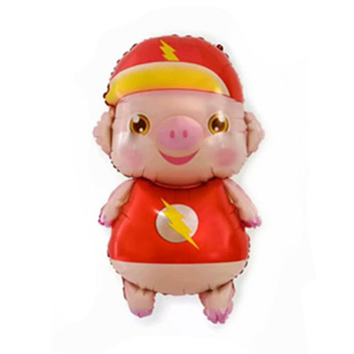 new lightning pig aluminum film balloon pig year party supplies birthday decoration pig baby balloon wholesale