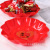 Wedding Supplies Festive Candy Plate Tobacco Sugar Melon Seeds Fruit Happiness Plate Wedding Red Plastic Tray Wholesale