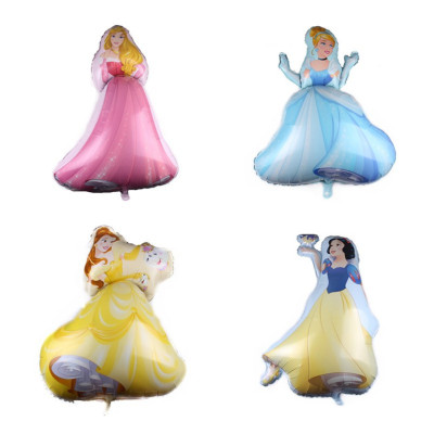 New Snowyprincess Cinderella Sleeping Beauty Aluminum Balloon Cartoon Princess Series Party Aluminum Balloon
