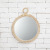 Wicker Decorative Mirror Nordic Rattan Mirror Hand-Knitted B & B Decorative Mirror Wall Hanging Decoration Photography Dressing Mirror