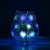 Creative New 3D Glass Colorful Fireworks Fragrance Lamp New Home Wax Melting Lamp Air Fresh Fire-Free Aromatherapy