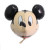 New Mickey Mouse 3D Balloon Mickey Mouse Head Aluminum Film Balloon Children's Inflatable Toy Mickey Balloon