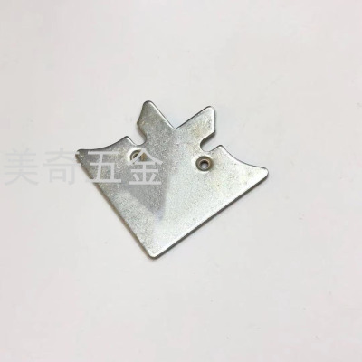 Furniture Fixed Iron Angle Code Piece Household Cabinet Hardware Accessories Connector Double Hole Special-Shaped Aluminum Frame Door Connector