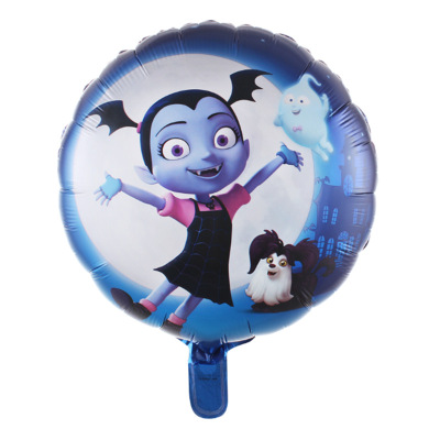 New 18-Inch Vampire Girl Aluminum Balloon Birthday Party Decoration Halloween Spoof Balloon