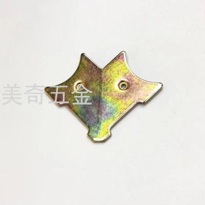 Color Fish-Shaped Angle Code Goldfish Iron Corner Bracket Door and Window Furniture Connection Accessories Aluminum Frame Angle Code Goldfish Angle Code Iron Corner Bracket