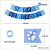 Pet Dog Cat Birthday Suit Party Footprints Balloon Flag Scarf Pocket Hat Four Pieces Triangular Binder Exclusive for Cross-Border
