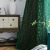 Curtain Finished Green Christmas Gilding Wind Chimes Small Window Kitchen Curtain Half Shade Bay Window