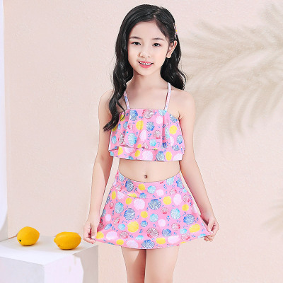 Children's Swimsuit Girls' Student Princess Cute Baby Toddler Children Teens Split Bikini Swimsuit Girls' Swimsuit