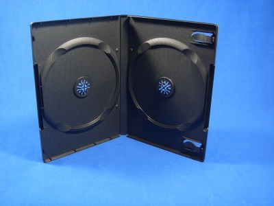 double 14mm black dvd case for machine packing 