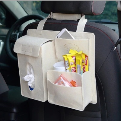 multifunctional car storage bag buggy bag organizing folders tissue box