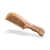 Factory Direct Sales Genuine Natural Log Old Mahogany Comb with Handle Straight Hair Comb Anti-Hair Loss Peach Wooden Comb