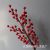 Simulation Single Hollyberry Christmas Flower Arrangement Accessories Wedding Scene Matching Creative Red Fire Single Branch Flower Foam Chinese Hawthorn