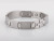 Curved Stainless Steel Silver Bracelet Titanium Ornament Silver Bracelet Jewelry Mixed Batch Fashion Ornament Wholesale