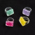 Candy Color Summer Transparent Thick Resin Ring Cross-Border Hot Sale Ins Style Acrylic Amber Ring Macaron