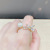 Pearl Zircon Butterfly Opening Ring Mori Fresh Cute Girl Heart Ring Fashion Trending Temperament Index Finger Ring