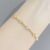 Women's Korean-Style Fashionable Gold-Plated Pull Bracelet Special-Interest Design Light Luxury Shell Bracelet Student Girlfriend Gifts Bracelet