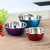 Stainless Steel European-Style Multi-Purpose Basin Baking and Noodle Egg Pots Kitchen Color Plate 3-Piece Set Premium Gifts