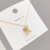 Micro Diamond Bear Necklace for Women 2021 New Korean Style Fashion Design Teddy Bear Clavicle Chain Jewelry Wholesale