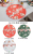 New PVC Christmas Style Placemat Waterproof and Oil-Proof Factory Direct Sales