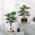 Nordic Creative Artificial Monstera Leaf Plant Decoration Home Living Room Small Bonsai Ornaments Indoor Fake Green Plant Bonsai