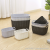 W16-2220 Multi-Functional Fashion Storage Basket Home Dirty Clothes Storage Basket Hand-Held Hollow Solid Color Storage Basket