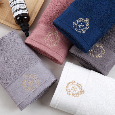Yiwu Good Goods Thickened Bamboo Fiber Towel Hotel Towel Custom Logo Custom Gift Covers Daily Necessities Face Towel