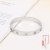 Classic Bracelet Simple Ins European and American Cold Style Temperament, Fashion and All-Match Titanium Steel Bracelet Does Not Fade Hand Jewelry