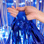 Laser Tinsel Curtain Seven-Color Sequins Tassel Rain Silk Birthday Party Decoration Wedding Party Background Layout Decoration