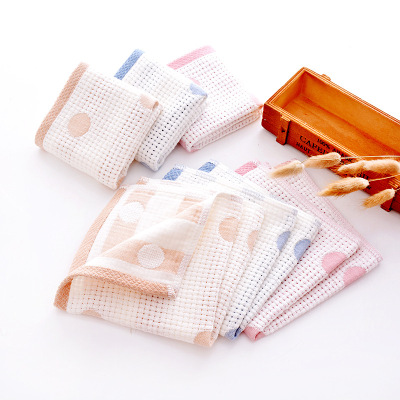 Pure Cotton Gauze Square Towel High-Grade Yarn Breathable Easy-to-Dry Creative Pure Cotton Towel Daily Necessities Small Square Towel