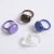 Creative Design Resin Acrylic Ring Color Translucent Cute Korean Style Ring Personality Ring Shank