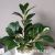 European-Style Ceramic Basin Simulation Douban Leaf Plant Bonsai Home Desktop Artificial Flower Ornament Decoration