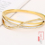 Fashion Trending Ins Trendy Cross Bracelet X-Shaped Micro Rhinestone Women's Rose Gold Non-Fading Bracelet Jewelry Factory Direct Sales