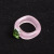 Ins Style Diamond-Studded Ring Candy Color Translucent Resin Color Ring Korean Style Fashion Macarons Ring
