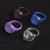 Creative Design Resin Acrylic Ring Color Translucent Cute Korean Style Ring Personality Ring Shank