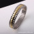 2016 New Gold Wide Stainless Steel Bracelet Elastic Bracelet European and American Stainless Ornament Wholesale