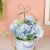 Nordic Fresh Hydrangea Potted Living Room and Dining Table Decoration Decoration Bow Flower Stand Elysee Factory Supply