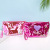 Factory Direct Supply Women's Love Cosmetic Bag Convenient Travel Wash Buggy Bag PVC Laser Storage Bag Customization