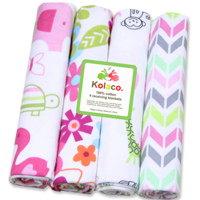 Factory Price receiving Comfortable Flannel Baby Blanketkolaco