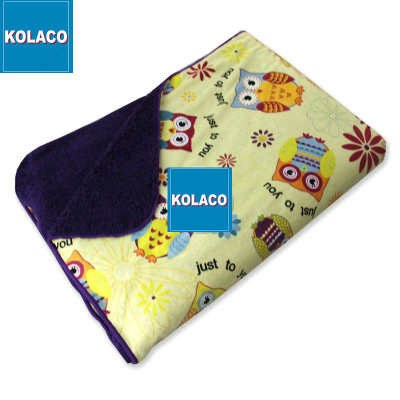 Crazy sale colorful double layers newborn 3d baby blanket