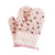 New Pastoral Style Thickened Plaid Microwave Oven Insulated Gloves Microwave Oven Gloves Anti-Hot Gloves Cross-Border Hot Selling