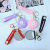 Creative Keychain Makeup Mirror Cute Portable Daisy Folding Makeup Mirror Automobile Hanging Ornament Hanging Ornament