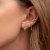 2021 Summer New Zircon Stud Earrings 18K Gold Color Protection Ornament Girl Cute Earrings Ins Style