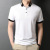 Including Mulberry Silk Short Sleeve T-shirt Men's Summer New Dad Wear Men's Elbow-Sleeved Top T Solid Color Polo Collar Ice Silk Men's Clothing Wholesale