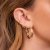 2021 Summer New Zircon Stud Earrings 18K Gold Color Protection Ornament Girl Cute Earrings Ins Style