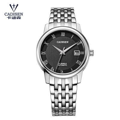 Cardisson Automatic Mechanical Watch Solid Stainless Steel Sapphire Glass Men's Mechanical Watch C8122