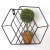 Simple Nordic Style Wall Creative Combination Wall Hangings Living Room Bedroom Bookshelf Hexagonal Geometric Shelf