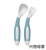 Baby Feeding Supplies Food Supplement Supplies Portable Tableware Baby Auxiliary Practice Spoon Elbow Twist Spoon And Fork Set